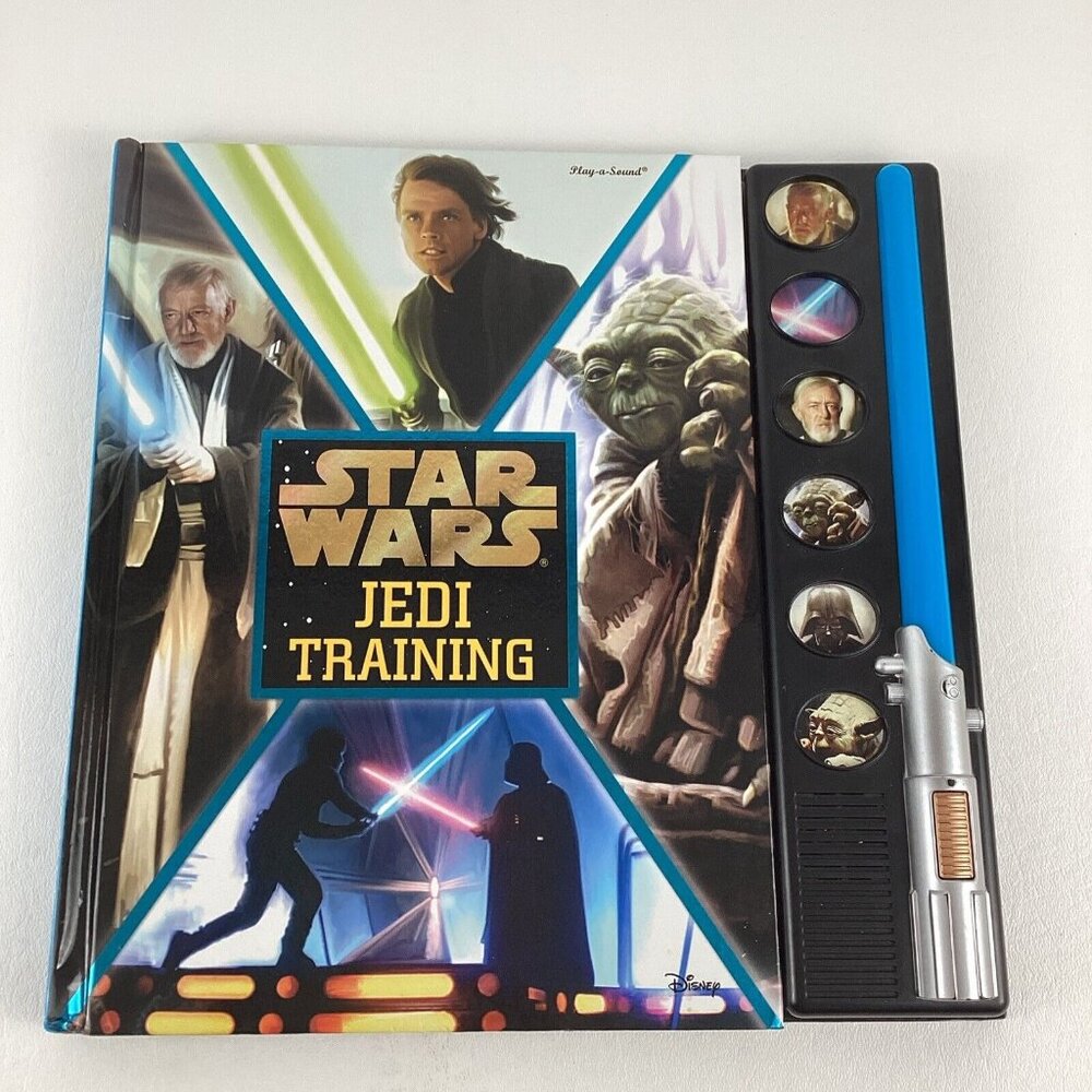 Star Wars Jedi Training Play Sound Hardcover Book Light Sabre 2015 Talking FX